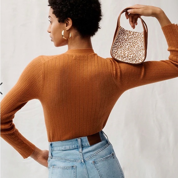 NWOT Madewell The Micro Sydney Crossbody Bag in Animal Spotted Calf Hair - Picture 3 of 4